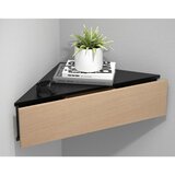 MID.YOU nočna Omarica Usal S, Črna, Barva Hrasta | Shoptok.si
