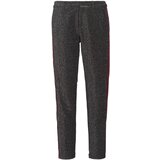 Maison Scotch Hlače s 5 žepi TAPERED LUREX PANTS WITH VELVET SIDE PANEL Siva | Shoptok.si