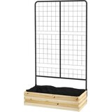 HOMESTAR Dvignjena vrtna greda z mrežo 80x38x145 cm naravno leseno, (5000228396) Cene
