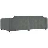  Raztegljiva postelja temno siva 80x200 cm blago, (20792288) | Shoptok.si