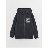 LC Waikiki Boys' Hoodie with Printed Long Sleeves Zippered Sweatshirt | shoptok.hr