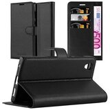Cadorabo Ohišje, združljivo z Sony Xperia L1 v oksidna črna - Zaščitni ovitek z magnetnim zapiranjem, stoječo funkcijo in režo za kartice, (20557260) | Shoptok.si