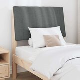 vidaXL tapecirano vzglavje temno siva 80 cm masivno borovo les | Shoptok.si