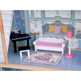 Velika LED drvena kućica pastel | shoptok.hr