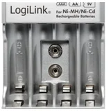 Battery charger for Ni-MH/Ni-Cd AA/AAA/9V accumulators PA0168