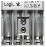 Logilink Punjač baterija za Ni-MH/Ni-Cd AA/AAA/9V | Eponuda.com