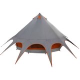 Šator Teepee za 5 osoba Siva i narančasta 415 x 415 x 247 cm | shoptok.hr