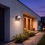  LED spoljno zidno svetlo sa senzorom LED/25W/230V IP54 crna | Eponuda.com