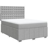  Krevet box spring s madracem svjetlosiva 160x200 cm tkanina | shoptok.hr