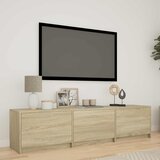 TV ormarić s LED rasvjetom Sonoma hrast 165 x 34 x 40 cm | shoptok.hr
