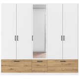Boxxx Omara Za Oblačila Bari, Bela, Barva Hrasta | Shoptok.si