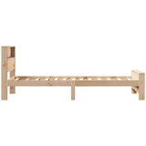  Krevetna konstrukcija Smeđa 75 x 190 cm Masivna borovina | shoptok.hr