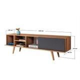 Hanah home TV komoda, bež Slike