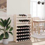  Stalak za vino 72,5 x 25 x 111,5 cm od masivne borovine | shoptok.hr