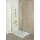 Ferotehna Tuš stijena Vetro (Š x V: 120 x 200 cm, Zlatna) | shoptok.hr