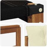  Set vanjskih sofa 4 kom. Prirodna i krem | shoptok.hr