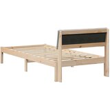 vidaXL Kovinska posteljna konstrukcija Rjava in svetlo siva, (5000084806) | Shoptok.si