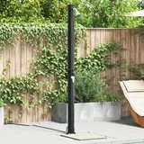 solarni tuš Crna 217 cm PVC i aluminij