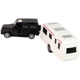  Set vozila za igru auto s kamperom - crno/bijeli | Shoptok.si