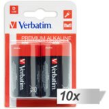 Verbatim 10x2 Alkaline battery Mono D LR 20 49923 | shoptok.hr