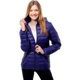 Glano Ladies Quilted Jacket with Hood - navy Cijene