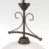 Orion luster na lancu rula 1xE27/40W/230V prečnik 35 cm bela/bronza | Eponuda.com