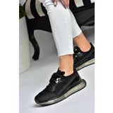 Fox Shoes P973016109 Black Casual Sneakers Sneakers