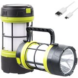 3 u 1 baterija. solarna LED svjetiljka za kampiranje 360 ​​USB powerbank u