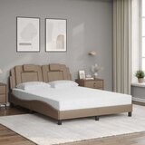  Krevet s madracem boja cappuccina 120 x 200 cm od umjetne kože | shoptok.hr