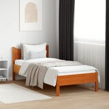 Furnova Posteljni okvir brez vzmetnice voščeno rjav 100x200 cm borovina, (21939953) Cene
