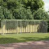 Kavez za pse Srebrno 600 x 200 x 200 cm Cinkani čelik