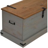  Škrinja za pohranu HALDEN siva 91x48x47 cm puno drvo bor | shoptok.hr