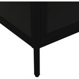 Ormarić za izlaganje crni 90x40x180 cm čelik i kaljeno staklo | Eponuda.com