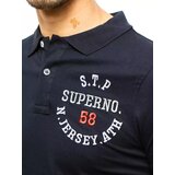 DStreet Koszulka polo z haftem granatowa | Shoptok.si