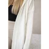 Kesi Ecru cardigan hooded sweater | shoptok.hr