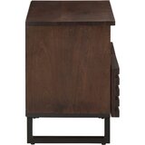 TV ormarić smeđi 70 x 34 x 46 cm od masivnog drva manga | Eponuda.com