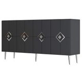 Hanah home komoda robber KB150 anthracite silver