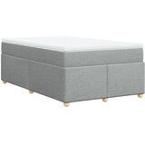  Krevet s oprugama i madracem svjetlosivi 120x190 cm od tkanine | shoptok.hr
