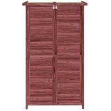  Vrtno spremište za alat boja kave 83x57x140 cm masivna borovina | Eponuda.com