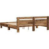  Krevetna konstrukcija Staro drvo 180 x 200 cm Konstruirano drvo | shoptok.hr