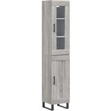  Visoka komoda siva sonome 34 5x34x180 cm od konstruiranog drva | shoptok.hr