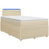  Boxspring krevet s madracem Krem 120 x 190 cm Tkanina | shoptok.hr