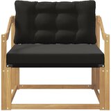 Set vanjskih sofa Čvrsto drvo akacije i Textilene Bijela | shoptok.hr