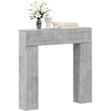  Okvir za kamin Betonska siva 102 x 18 x 100,5 cm | shoptok.hr
