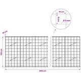  Gabion s žicom debljine 5 mm i mrežom 10x10 cm 850x10x100 cm - 10 cm 100 cm 850 cm | shoptok.hr