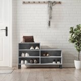 vidaXL Ormarić za cipele boja betona 102x36x60 cm konstruirano drvo Cijene