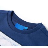  Dječja majica dugih rukava traper-plava 128 | shoptok.hr