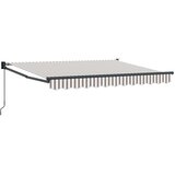  Povlačivi tende Svijetlo siva i bijela. 3,5 x 2,5 m | Eponuda.com