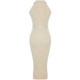 Trendyol Beige Belt Detailed Knitwear Dress | ePonuda.com