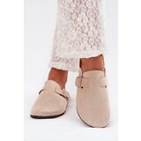 Boto Women's Slippers and On Cork Platform With Buckle Light Beige Klarae | shoptok.hr
